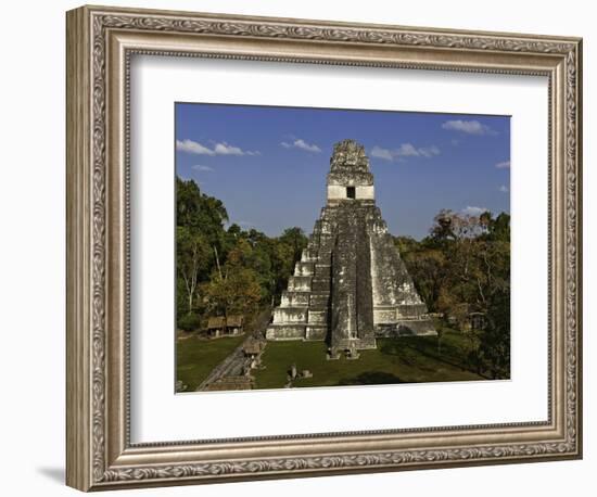 Temple I or Temple of the Giant Jaguar at Tikal-Danny Lehman-Framed Photographic Print