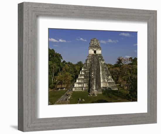 Temple I or Temple of the Giant Jaguar at Tikal-Danny Lehman-Framed Photographic Print