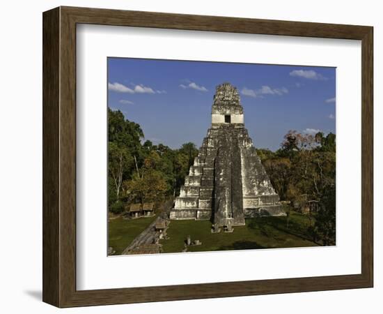 Temple I or Temple of the Giant Jaguar at Tikal-Danny Lehman-Framed Photographic Print