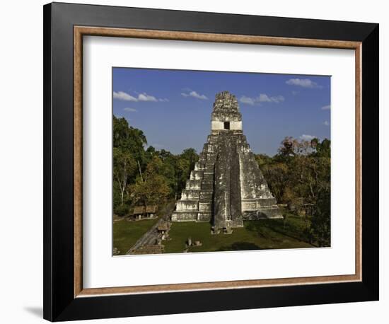 Temple I or Temple of the Giant Jaguar at Tikal-Danny Lehman-Framed Photographic Print