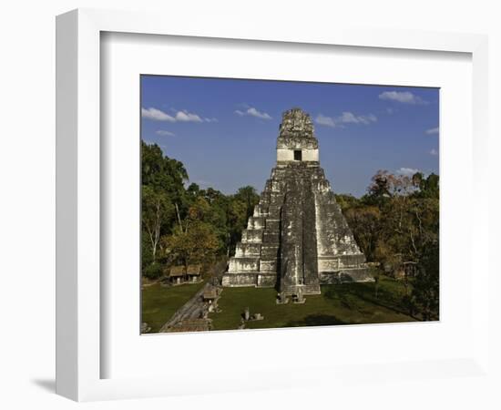 Temple I or Temple of the Giant Jaguar at Tikal-Danny Lehman-Framed Photographic Print