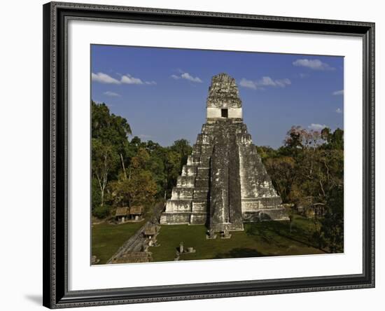 Temple I or Temple of the Giant Jaguar at Tikal-Danny Lehman-Framed Photographic Print