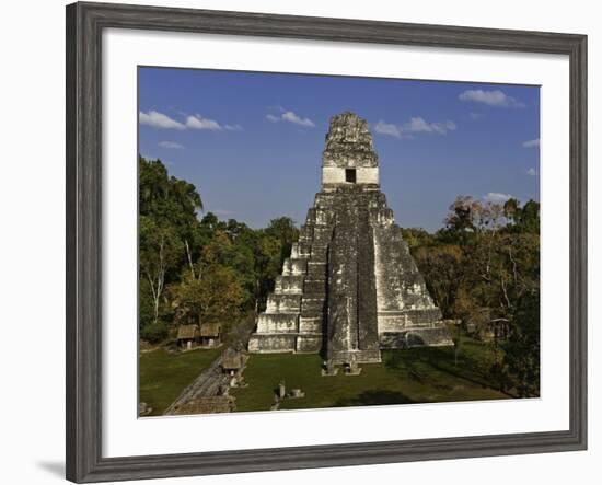 Temple I or Temple of the Giant Jaguar at Tikal-Danny Lehman-Framed Photographic Print