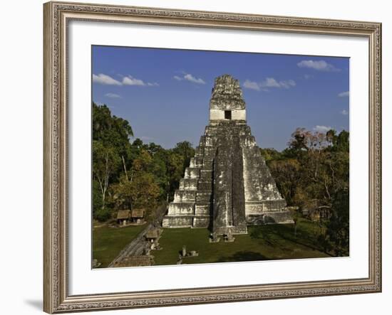 Temple I or Temple of the Giant Jaguar at Tikal-Danny Lehman-Framed Photographic Print