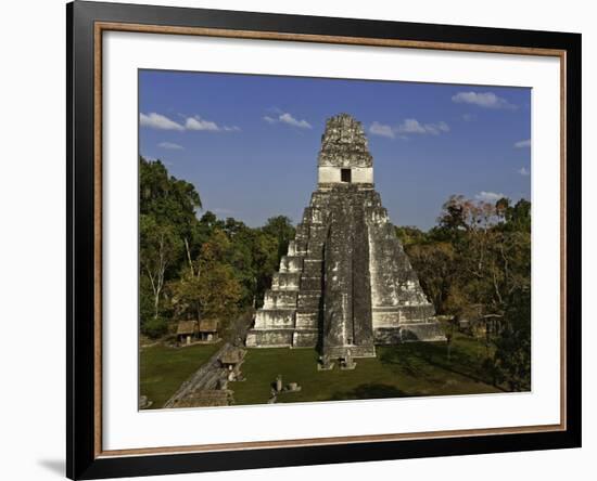 Temple I or Temple of the Giant Jaguar at Tikal-Danny Lehman-Framed Photographic Print