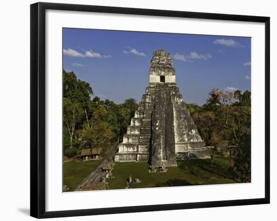 Temple I or Temple of the Giant Jaguar at Tikal-Danny Lehman-Framed Photographic Print