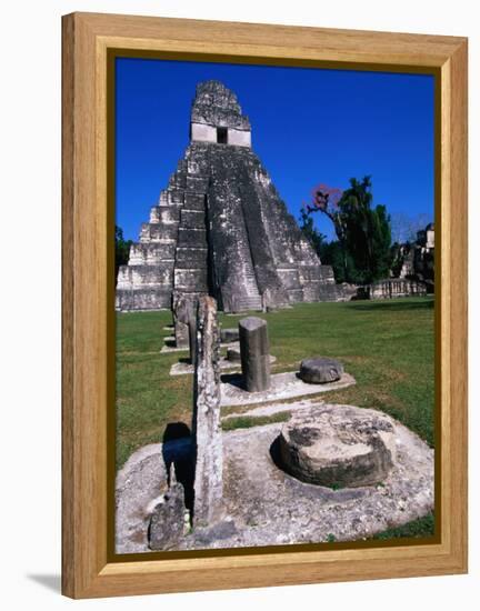 Temple I, Tikal, Guatemala-John Elk III-Framed Premier Image Canvas