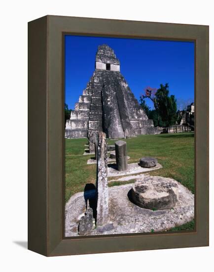 Temple I, Tikal, Guatemala-John Elk III-Framed Premier Image Canvas