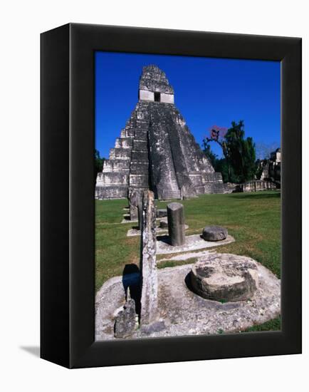 Temple I, Tikal, Guatemala-John Elk III-Framed Premier Image Canvas