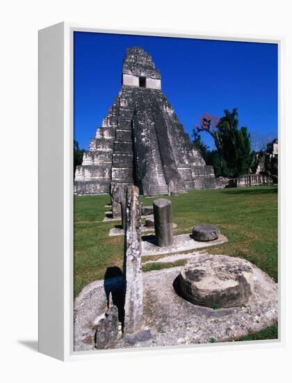 Temple I, Tikal, Guatemala-John Elk III-Framed Premier Image Canvas