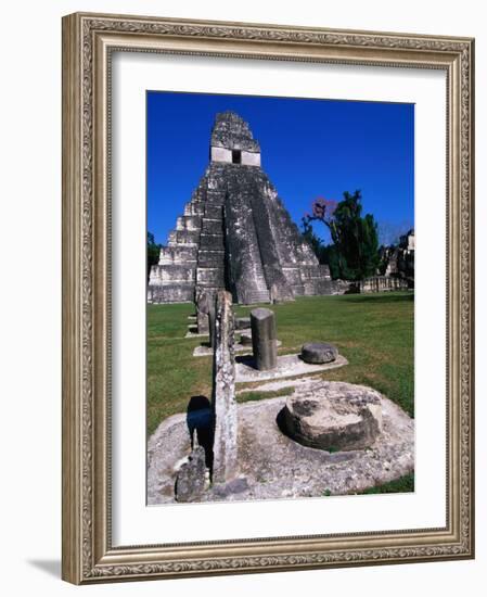 Temple I, Tikal, Guatemala-John Elk III-Framed Photographic Print