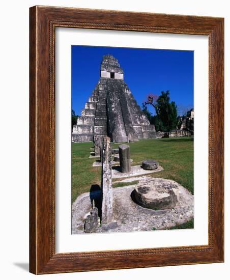 Temple I, Tikal, Guatemala-John Elk III-Framed Photographic Print