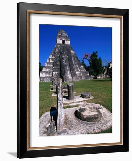 Temple I, Tikal, Guatemala-John Elk III-Framed Photographic Print