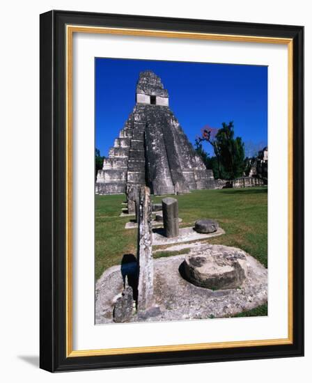 Temple I, Tikal, Guatemala-John Elk III-Framed Photographic Print