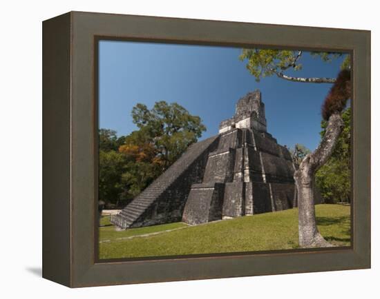 Temple Ii, Mayan Archaeological Site, Tikal, Guatemala-Sergio Pitamitz-Framed Premier Image Canvas