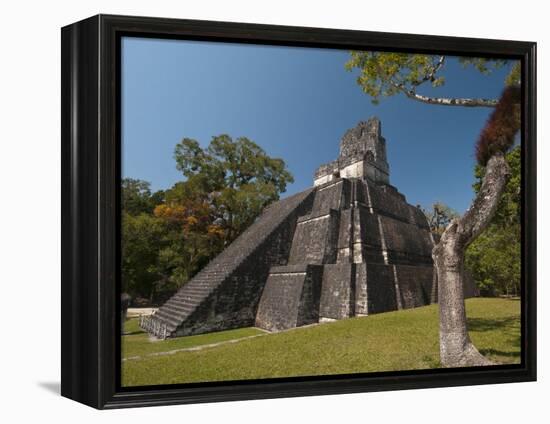 Temple Ii, Mayan Archaeological Site, Tikal, Guatemala-Sergio Pitamitz-Framed Premier Image Canvas