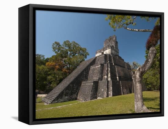 Temple Ii, Mayan Archaeological Site, Tikal, Guatemala-Sergio Pitamitz-Framed Premier Image Canvas