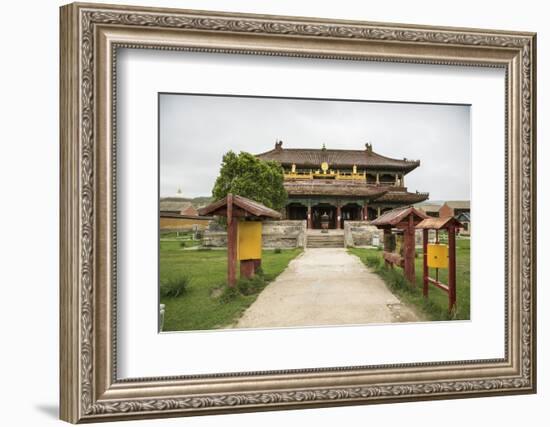 Temple in Amarbayasgalant Monastery, Mount Buren-Khaan, Baruunburen district, Selenge province, Mon-Francesco Vaninetti-Framed Photographic Print