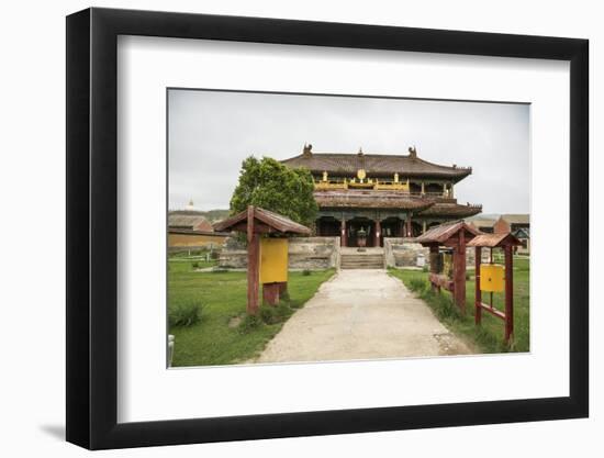 Temple in Amarbayasgalant Monastery, Mount Buren-Khaan, Baruunburen district, Selenge province, Mon-Francesco Vaninetti-Framed Photographic Print