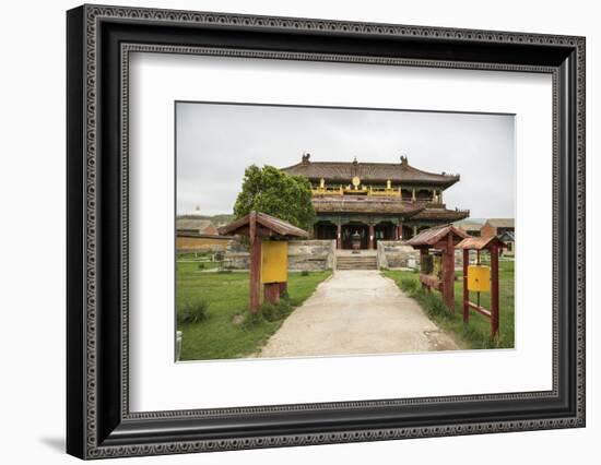 Temple in Amarbayasgalant Monastery, Mount Buren-Khaan, Baruunburen district, Selenge province, Mon-Francesco Vaninetti-Framed Photographic Print