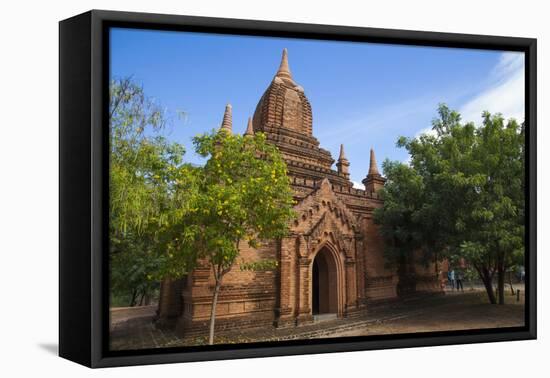 Temple in Bagan, Myanmar.-Michele Niles-Framed Premier Image Canvas