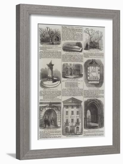 Temple in London-null-Framed Giclee Print