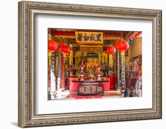 Temple in the City of Kuching, Borneo, Malaysia-Michael Nolan-Framed Photographic Print