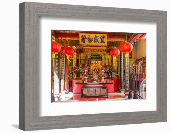 Temple in the City of Kuching, Borneo, Malaysia-Michael Nolan-Framed Photographic Print