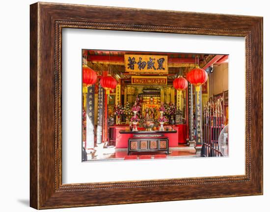 Temple in the City of Kuching, Borneo, Malaysia-Michael Nolan-Framed Photographic Print