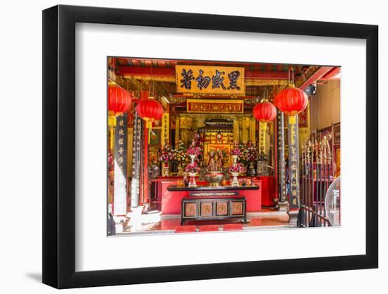 Temple in the City of Kuching, Borneo, Malaysia-Michael Nolan-Framed Photographic Print