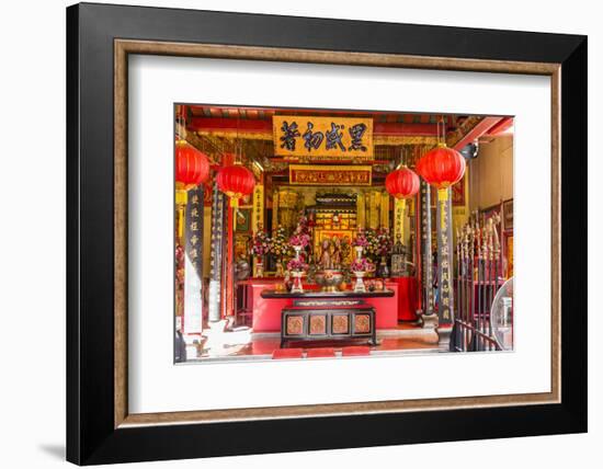 Temple in the City of Kuching, Borneo, Malaysia-Michael Nolan-Framed Photographic Print
