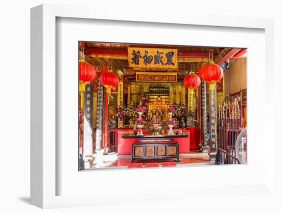 Temple in the City of Kuching, Borneo, Malaysia-Michael Nolan-Framed Photographic Print