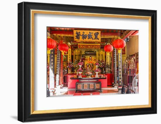 Temple in the City of Kuching, Borneo, Malaysia-Michael Nolan-Framed Photographic Print