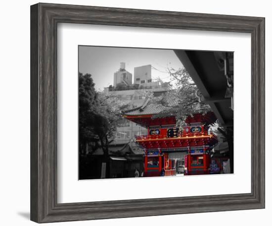 Temple In Tokyo-NaxArt-Framed Art Print