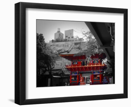 Temple In Tokyo-NaxArt-Framed Art Print