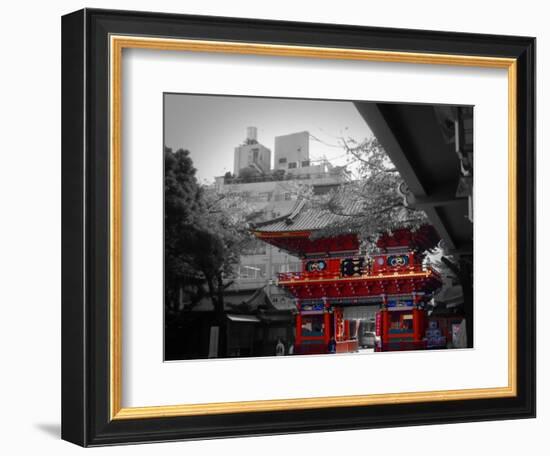 Temple In Tokyo-NaxArt-Framed Art Print