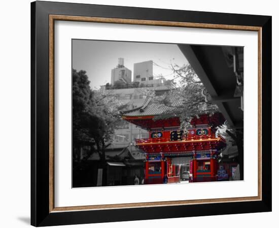 Temple In Tokyo-NaxArt-Framed Art Print