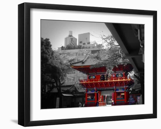 Temple In Tokyo-NaxArt-Framed Art Print