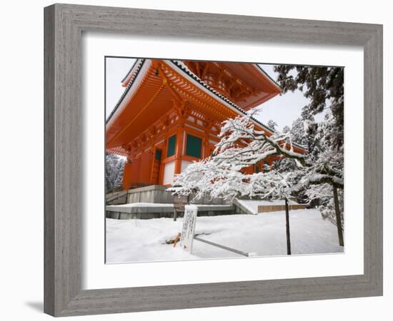 Temple, Koyason Region, Japan-Gavriel Jecan-Framed Photographic Print