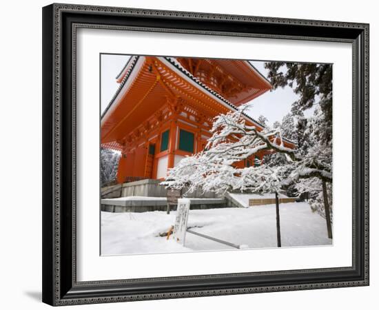 Temple, Koyason Region, Japan-Gavriel Jecan-Framed Photographic Print