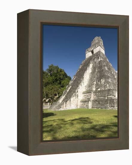 Temple No. 1 (Jaguar Temple), Tikal, UNESCO World Heritage Site, Peten, Guatemala-null-Framed Premier Image Canvas