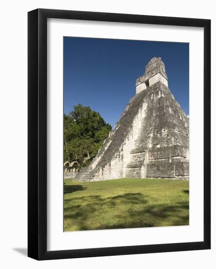 Temple No. 1 (Jaguar Temple), Tikal, UNESCO World Heritage Site, Peten, Guatemala-null-Framed Photographic Print