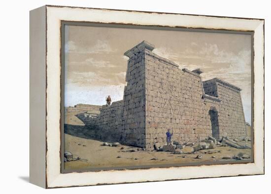 Temple, Nubia, Egypt, 1824-Frederick Catherwood-Framed Premier Image Canvas
