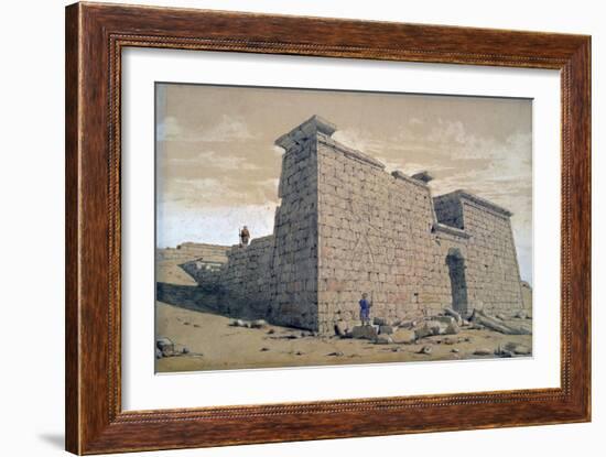 Temple, Nubia, Egypt, 1824-Frederick Catherwood-Framed Giclee Print