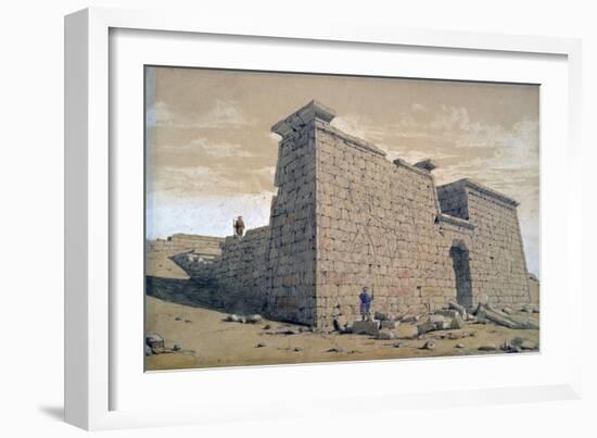 Temple, Nubia, Egypt, 1824-Frederick Catherwood-Framed Giclee Print