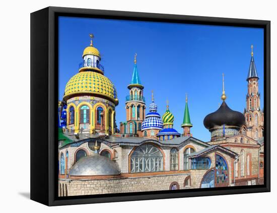 Temple of All Religions', Modern Architecture, Kazan, Tatarstan, Russia-Ivan Vdovin-Framed Premier Image Canvas