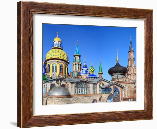 Temple of All Religions', Modern Architecture, Kazan, Tatarstan, Russia-Ivan Vdovin-Framed Photographic Print