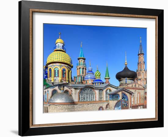 Temple of All Religions', Modern Architecture, Kazan, Tatarstan, Russia-Ivan Vdovin-Framed Photographic Print