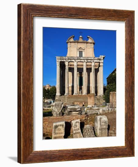 Temple of Antoninus and Faustina-Sylvain Sonnet-Framed Photographic Print