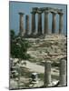 Temple of Apollo, Corinth, Greece-Christina Gascoigne-Mounted Photographic Print